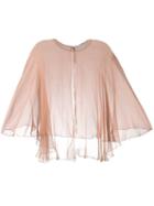 Maria Lucia Hohan Silk Cape - Neutrals