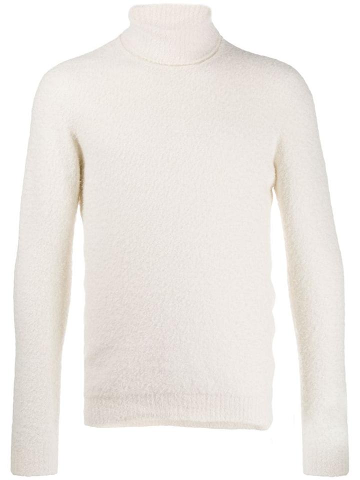Roberto Collina Turtleneck Terry Jumper - Neutrals