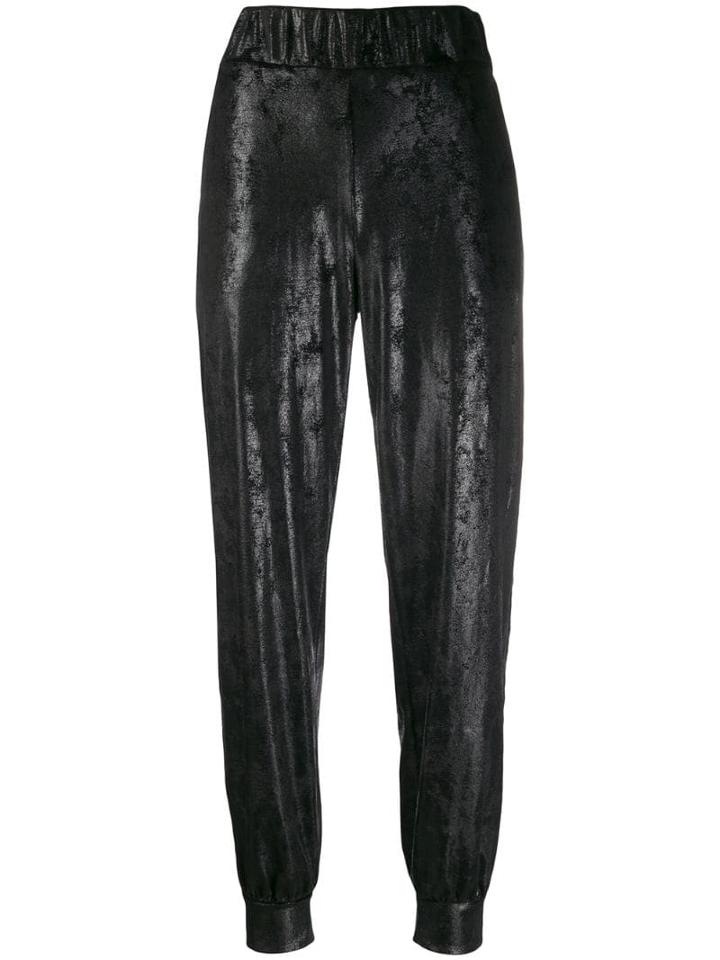 No Ka' Oi Metallized Trousers - Black