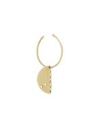 Savoir Joaillerie 18kt Yellow Gold Lennon Creole Earring - Metallic