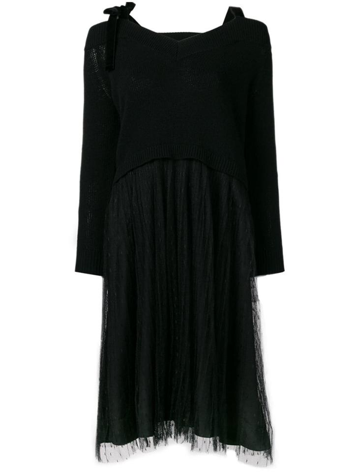 Red Valentino Qr0kd12045y0no - Black