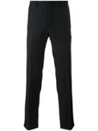 Aiezen - Front Crease Trousers - Men - Virgin Wool - 52, Black, Virgin Wool