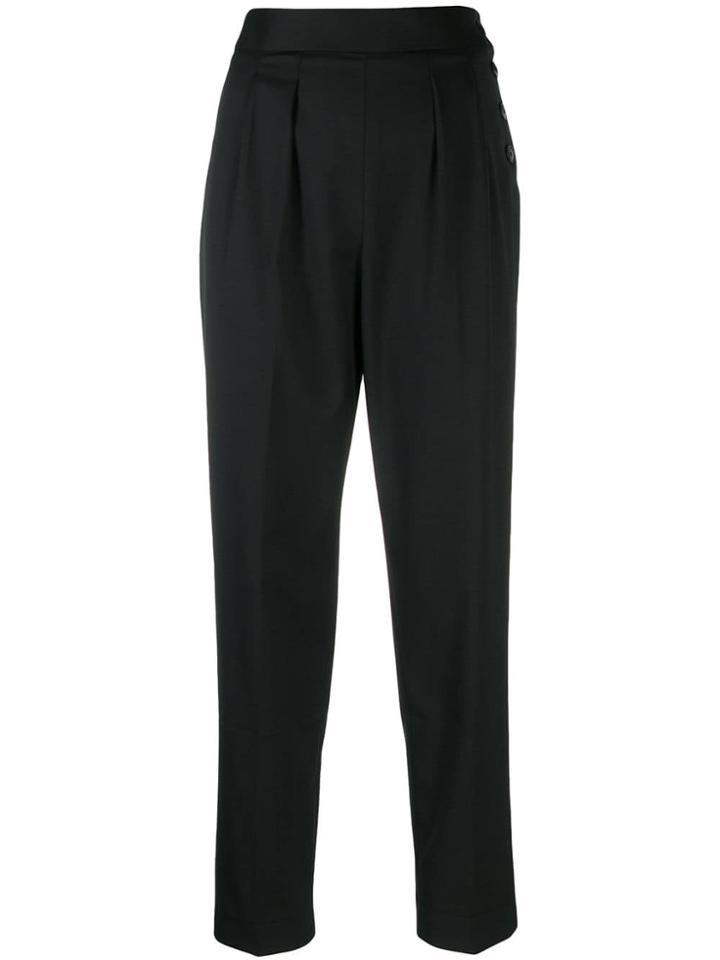 Calvin Klein Tapered-leg Trousers - Black