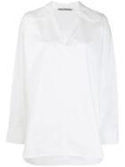Acne Studios Peasant-inspired Boxy Shirt - White