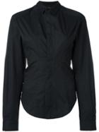 A.f.vandevorst 'cinema' Shirt, Women's, Size: 36, Black, Cotton/spandex/elastane