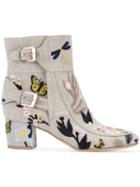 Laurence Dacade Babacar Embroidered Boots - Neutrals