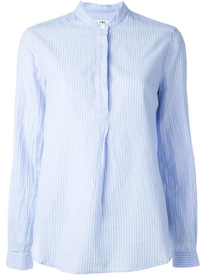 Ymc Striped Long Sleeve Blouse