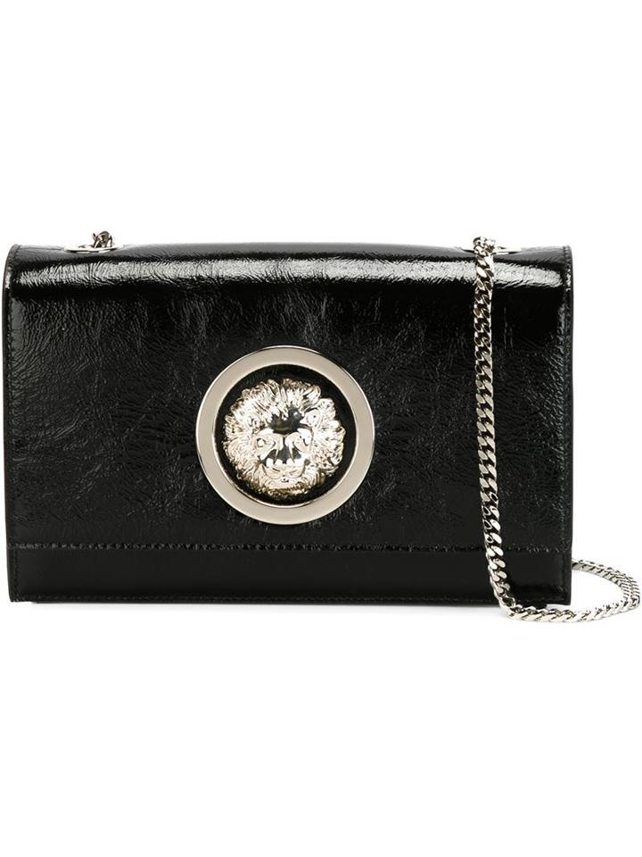 Versus Medium Lion Head Crossbody Bag, Women's, Black