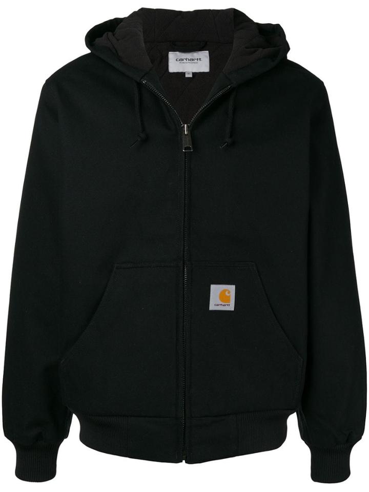 Carhartt Heritage Coated Zip-up Hoodie - Black