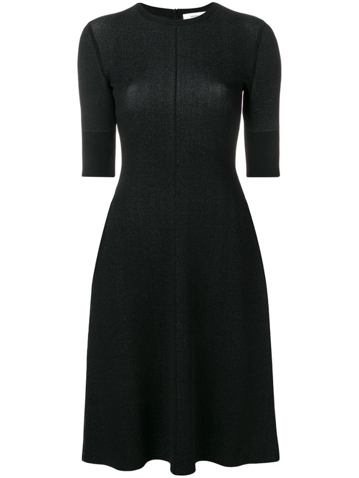 Casasola Flared Midi Dress - Black