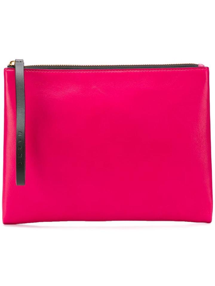 Marni Slim Clutch Bag - Pink