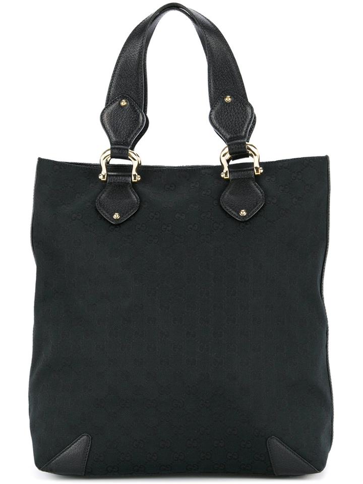 Gucci Vintage Gg Supreme Tote - Black