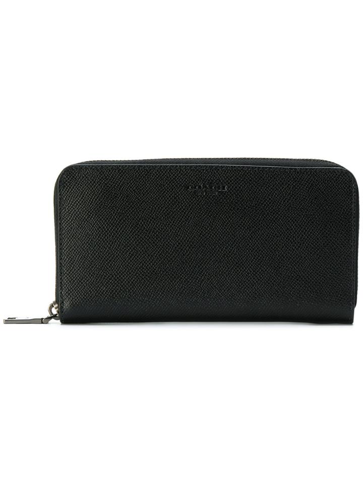 Coach Classic Zip Around Wallet - Black
