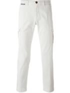 Eleventy Chino Trousers, Men's, Size: 33, White, Cotton/spandex/elastane