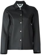 Stutterheim Buttoned Jacket, Women's, Size: Small, Black, Cotton/polyester
