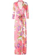 Diane Von Furstenberg Abigail Dress, Women's, Size: 12, Pink/purple, Silk