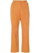 See By Chloé Cropped Sailor Trousers - Brown