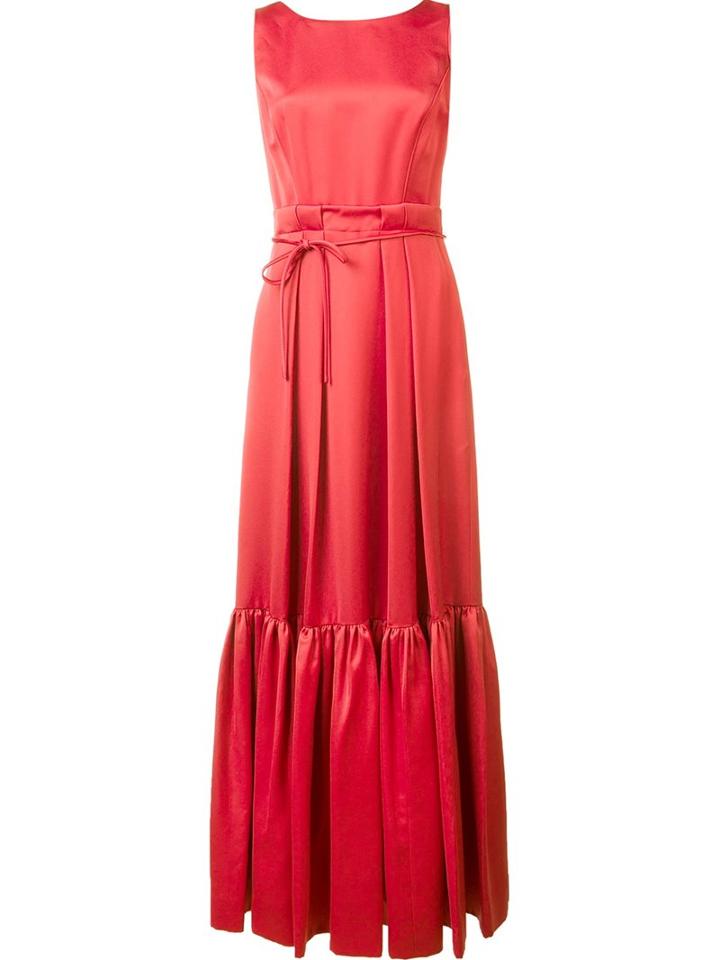 Zac Zac Posen 'kristin' Gown, Women's, Size: 12, Red, Polyester/triacetate