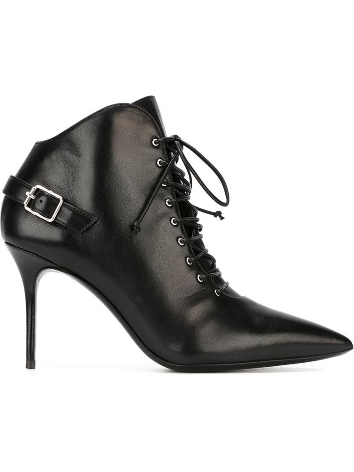 Giuseppe Zanotti Design Buckle Detail Ankle Boots