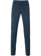 Dondup Slim Fit Chinos, Men's, Size: 38, Blue, Cotton/spandex/elastane