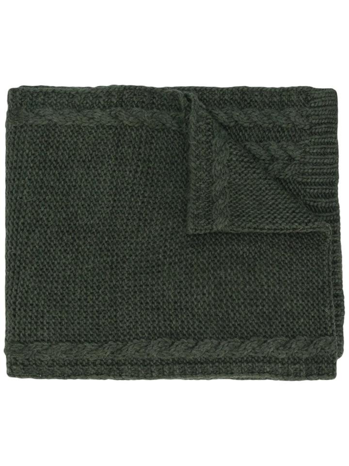 Moncler Wool Scarf - Green