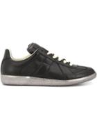 Maison Margiela Replica Sneakers, Men's, Size: 42.5, Black, Leather/rubber