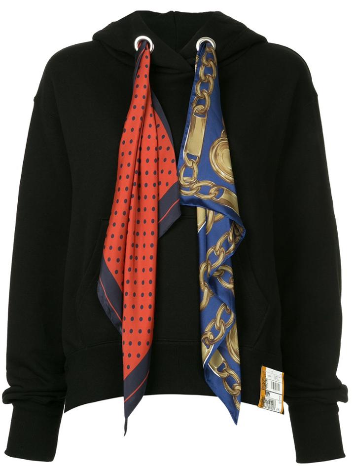 Maison Mihara Yasuhiro Scarf Knit Jumper - Black