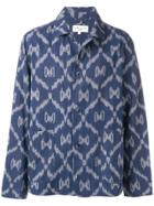 Ymc Pattern Shirt Jacket - Blue