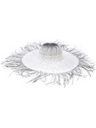 Jacquemus Riviera Fringed Hat - White