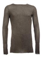 Masnada Fitted Jumper, Men's, Size: 48, Grey, Spandex/elastane/viscose/wool
