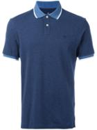 Hackett Contrast Collar Polo Shirt, Men's, Size: Xxl, Blue, Cotton/spandex/elastane