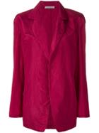 Dusan Long Sleeve Blazer - Pink & Purple