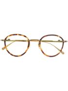 Garrett Leight Round Shape Glasses - Gold