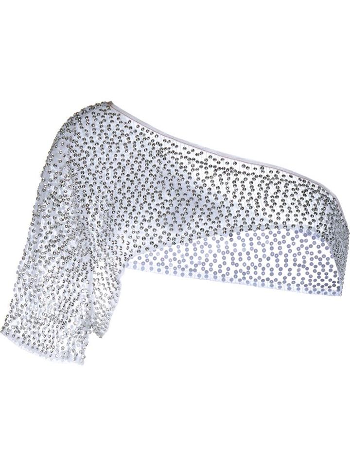 Filles A Papa One Sleeve Crop Top