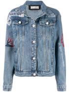 Night Market Aloha Denim Jacket - Blue