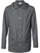 Brunello Cucinelli Zip Up Lightweight Jacket, Men's, Size: 50, Grey, Silk/virgin Wool