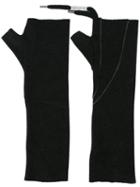 Army Of Me Fingerless Gloves, Men's, Grey, Wool