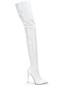Le Silla Over The Knee Boots - White