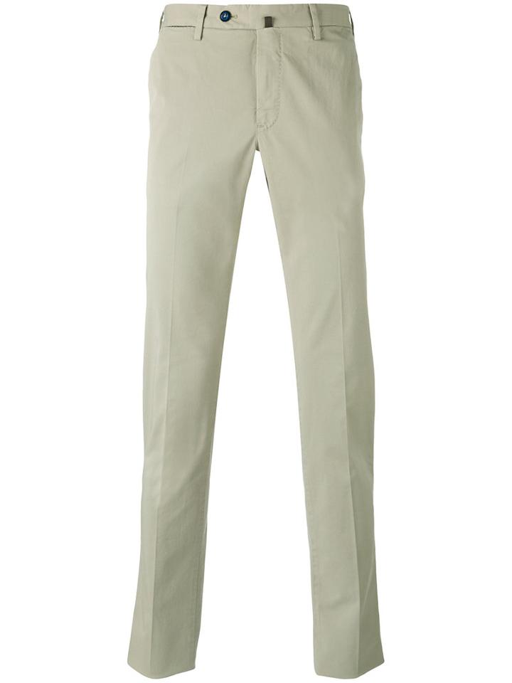 Pt01 - Slim-fit Trousers - Men - Cotton/spandex/elastane - 52, Grey, Cotton/spandex/elastane