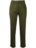 Etro Printed Slim Trousers - Green
