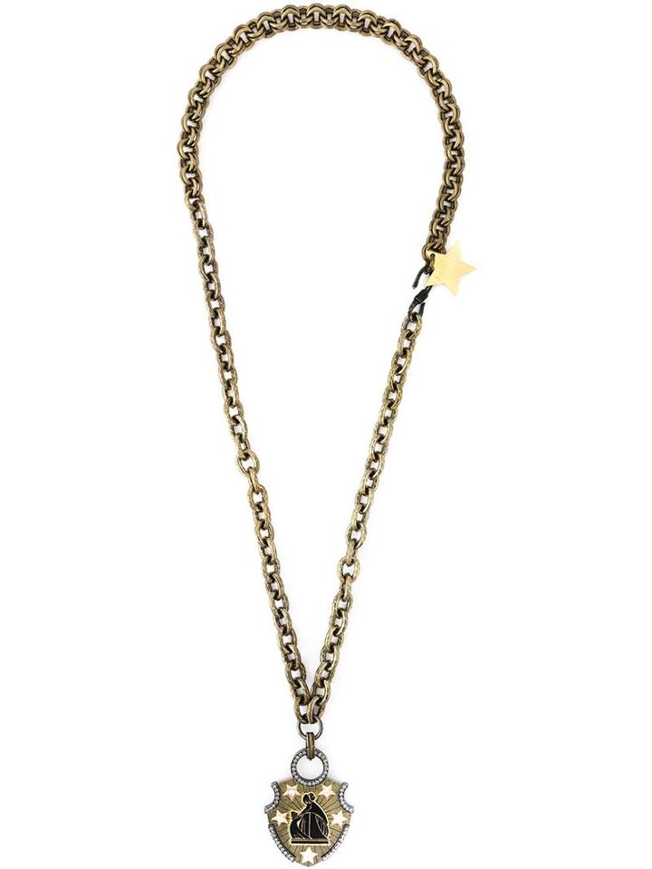 Lanvin Star Detail Necklace, Women's, Metallic