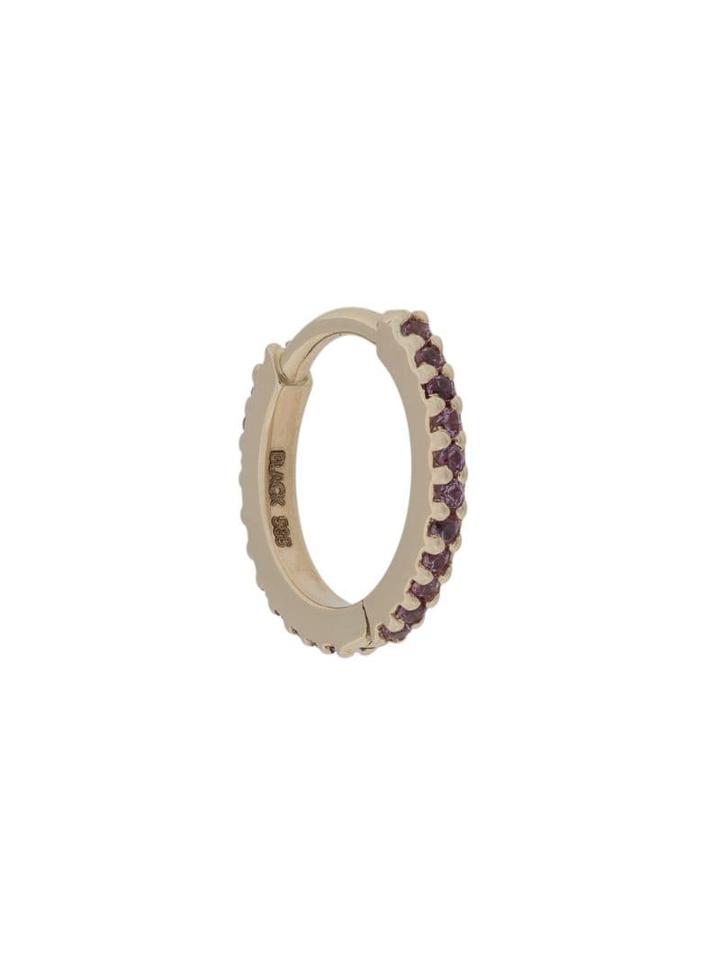 Maria Black Rainbow Huggie Earrig - Metallic