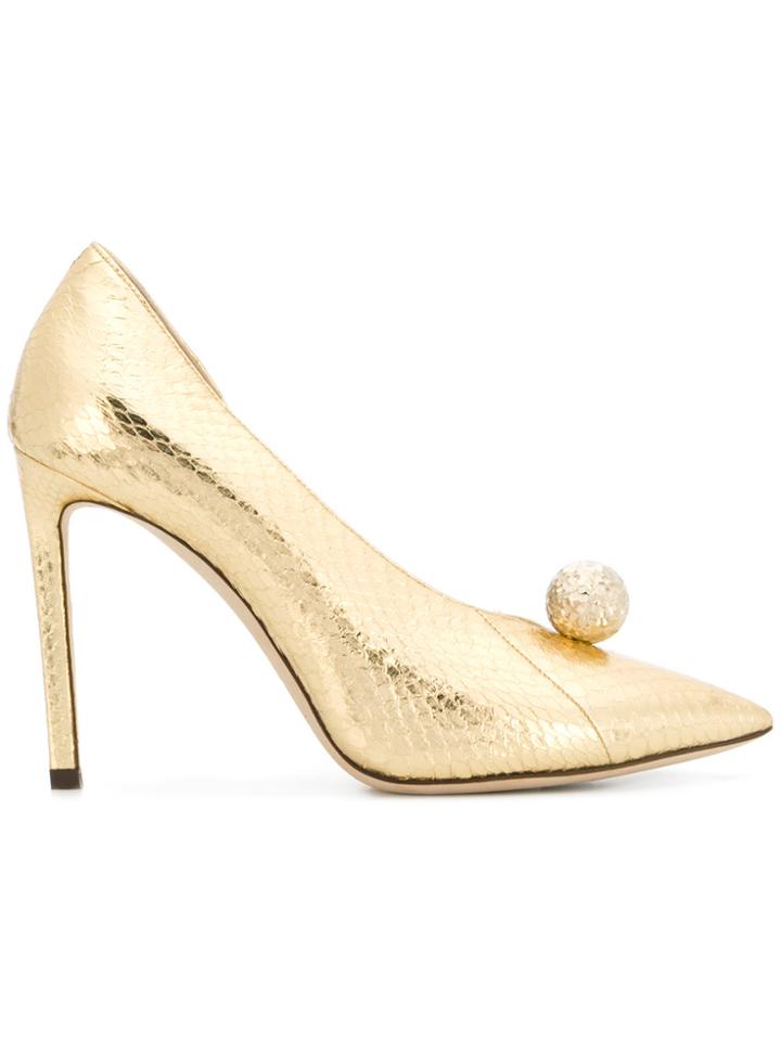 Jimmy Choo Sadira 100 Pumps - Metallic