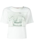 Olympia Le-tan Illustration Print T-shirt - White