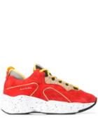 Acne Studios Rockaway Contrast Sneakers - Orange