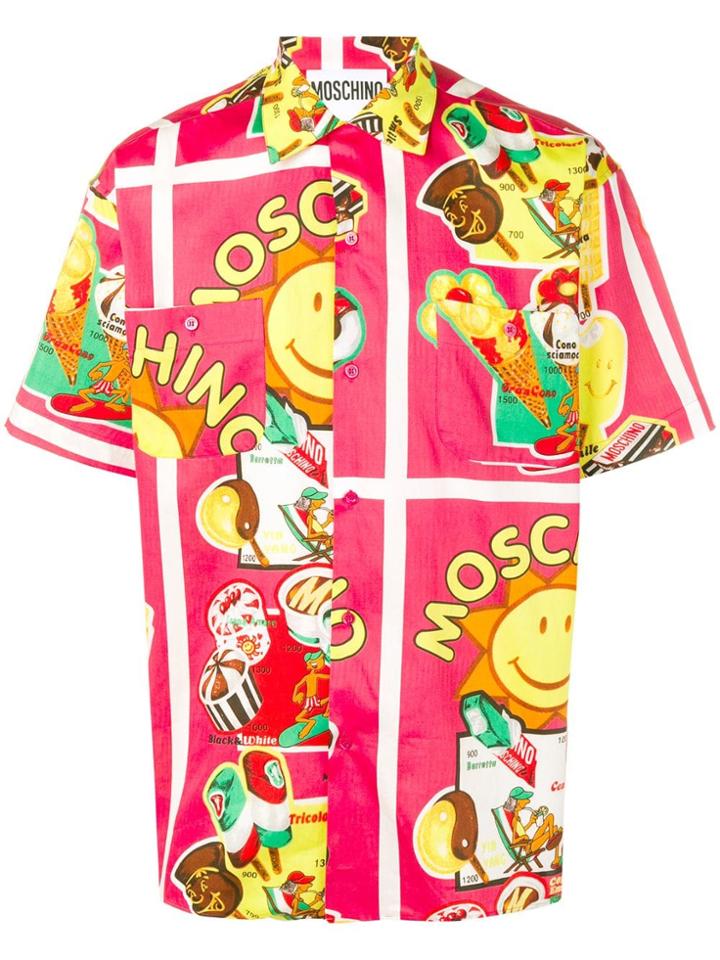 Moschino Ice Cream Printed Shirt - Pink