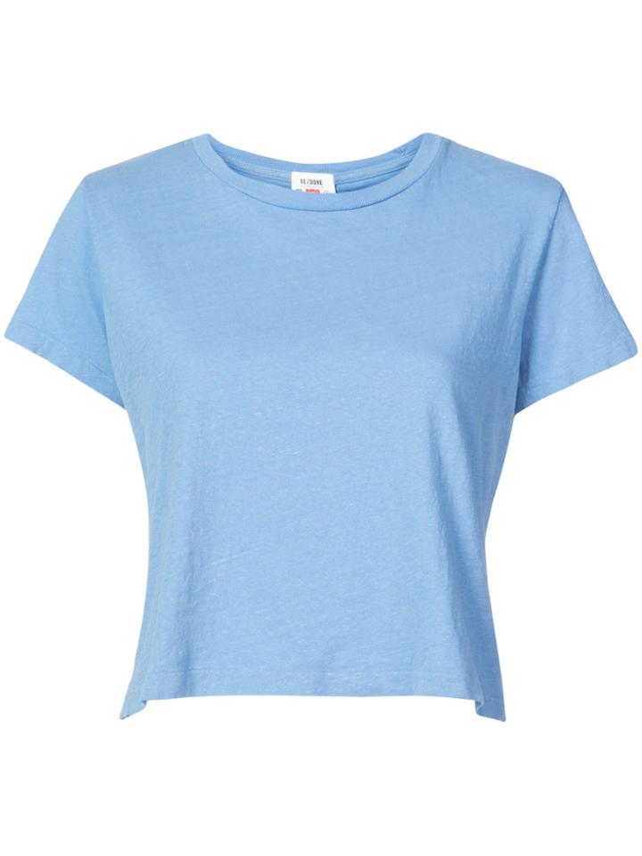 Re/done Boxy T-shirt - Blue