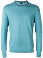 Ps Paul Smith Crew Neck Jumper, Men's, Size: L, Blue, Cotton