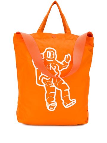 Calvin Klein Jeans Est. 1978 Moon Landing Printed Tote Bag - Orange
