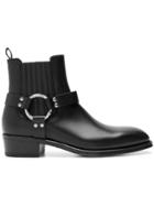 Alexander Mcqueen Chunky Heel Boots - Black